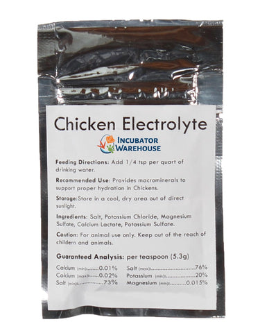 electrolytes for chickens
